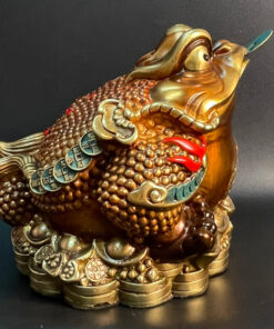 Cóc ngậm tiền cóc tài lộc trong phong thủy
