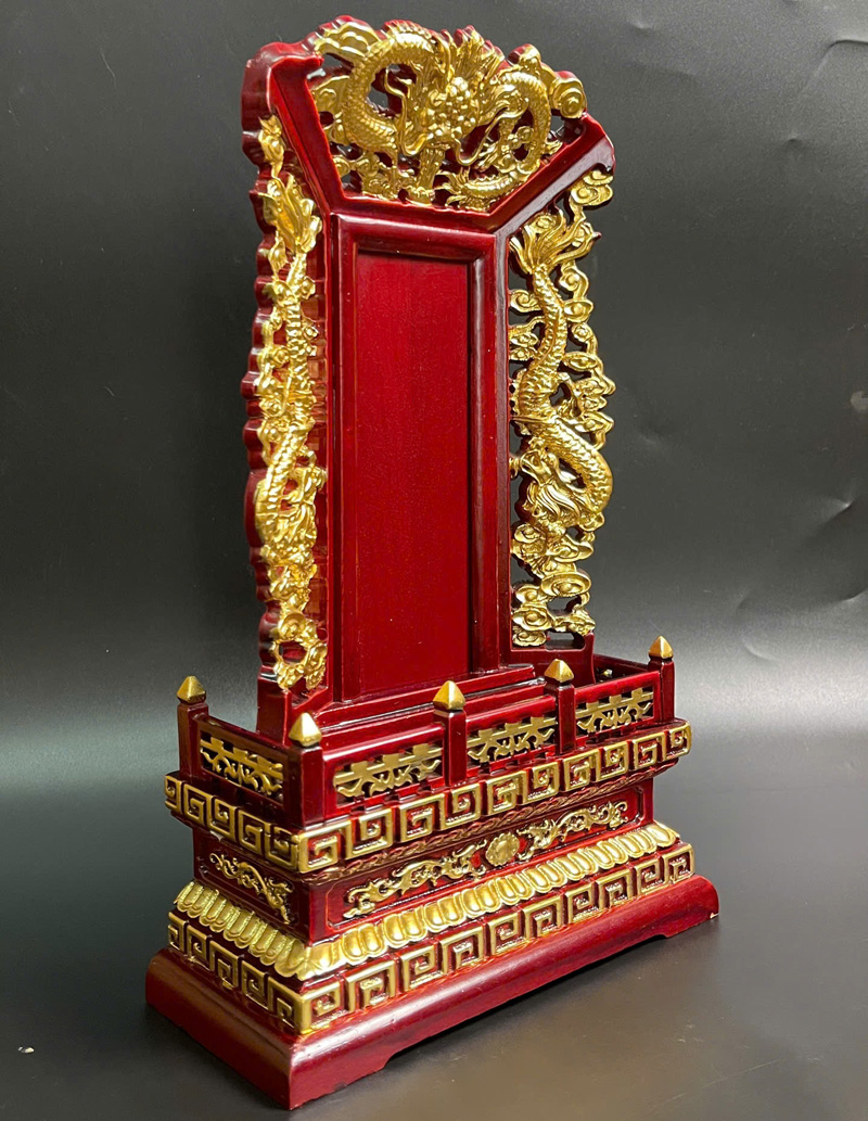 bài vị rồng gỗ