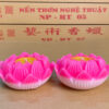 Đèn cầy hoa sen thơm dâng cúng Phật