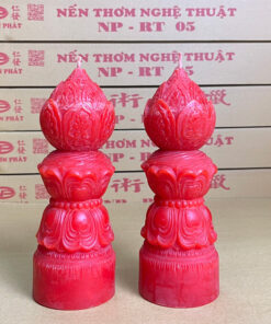 Nến sen thơm trụ rồng số 4