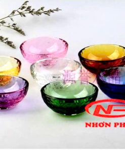 Chén Thủy tinh 7 màu