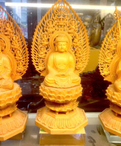 Tượng Gỗ Tà Bà Tam Thánh