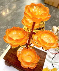 Chân Đèn 7 Ngọn Hoa Sen